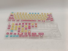 Mambasnake Gaoxinda 120 keys keycap set for mechanical keyboard emoji pink READ