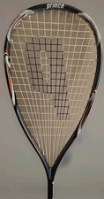 Prince TF Attack Squash Racket SM13C - Black/Gray- Includes Head Cover - USED