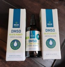 DMSO 99.9 2 PACK Pharmaceutical Grade 3.38 fl. oz  Pure Dimethyl Sulfoxide D