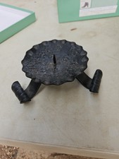 Wrought Iron Candle Holder Hand Made 