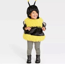 Baby HYDE and EEK Plush Bumblebee Bee Wings Costume Size 6/12M NWT
