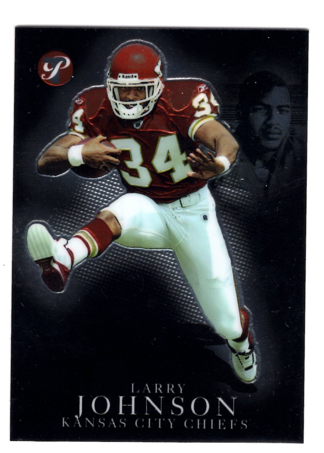 2003 Topps Pristine #113 Larry Johnson #/499 NFL RC Chiefs