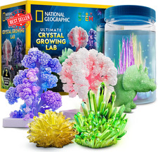 National Geographic Ultimate Crystal Growing Kit   Grow 5 Types of Crystals Incl