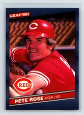 Pete Rose 1986 Leaf #53 - Cincinnati Reds