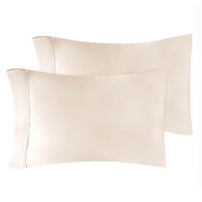 Superior Egyptian Cotton 300 Thread Count Pillowcase Set, Luxury Sateen Weave...