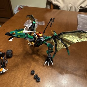 LEGO NINJAGO: The Green NRG Dragon (70593) 100% Complete! Missing Bucko