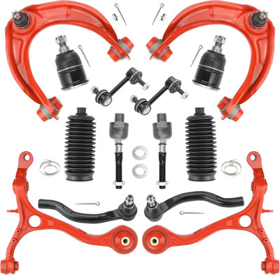 2008-2012 Honda Accord Front End Suspension Kit 14Pc Compatible Replacement
