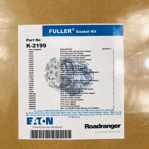 EATON FULLER K2199 GASKET KIT OEM FOR RTLO FULLER TRANSMISSION/ K2199