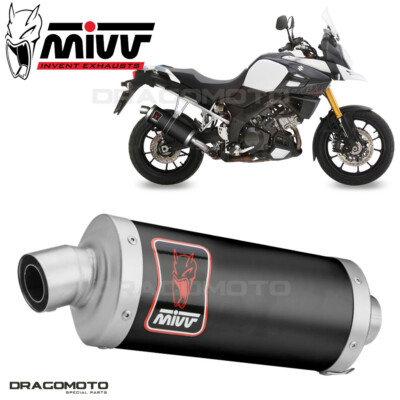 Scarico SUZUKI V-STROM 1000 2018 2019 MIVV Dakar Nero