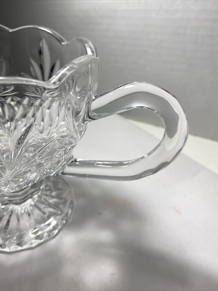 Crystal Godinger 130 Shannon mango Gravy bote/crema 5” piña diamante  Foto 4 de 4