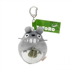 Japan Studio Ghibli My Neighbor Totoro Fluffy Mini Mascot Key Chain Big Totoro