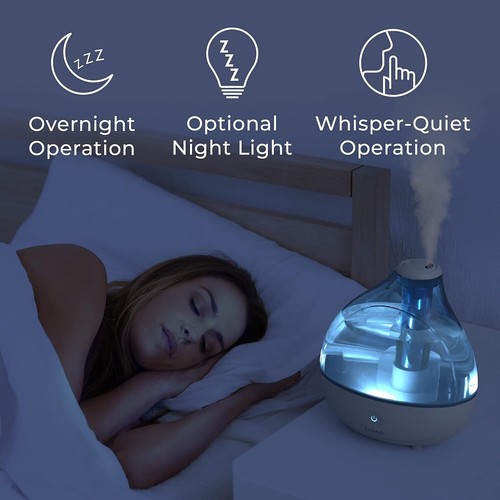 Humidificador ultrasónico de niebla fría Pure Enrichment MistAire - Humidificador de aire silencioso - Imagen 7 de 10