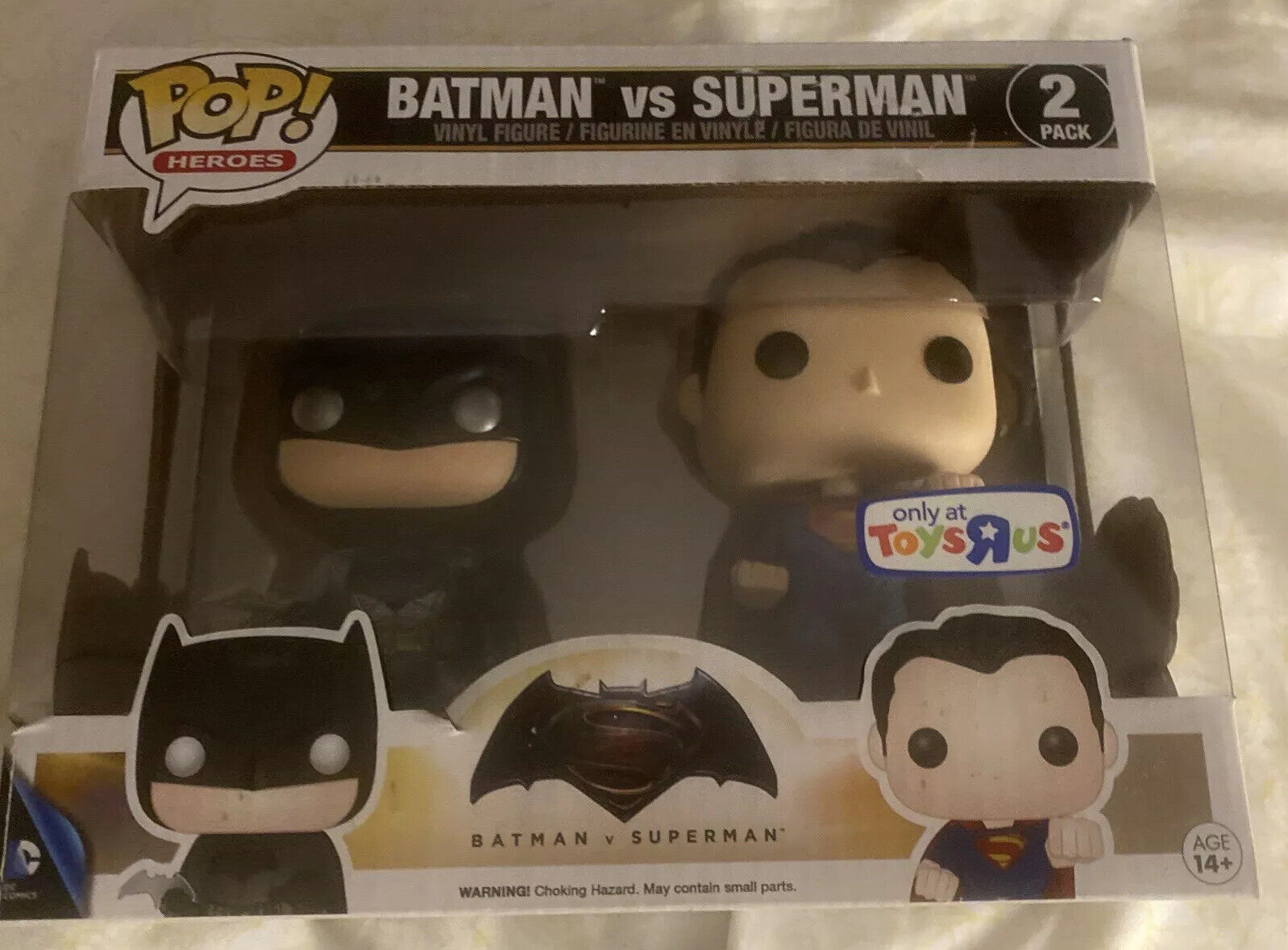 Batman VS Superman Toys Funko Pop Heroes Vinyl 2 PK Toysrus for 