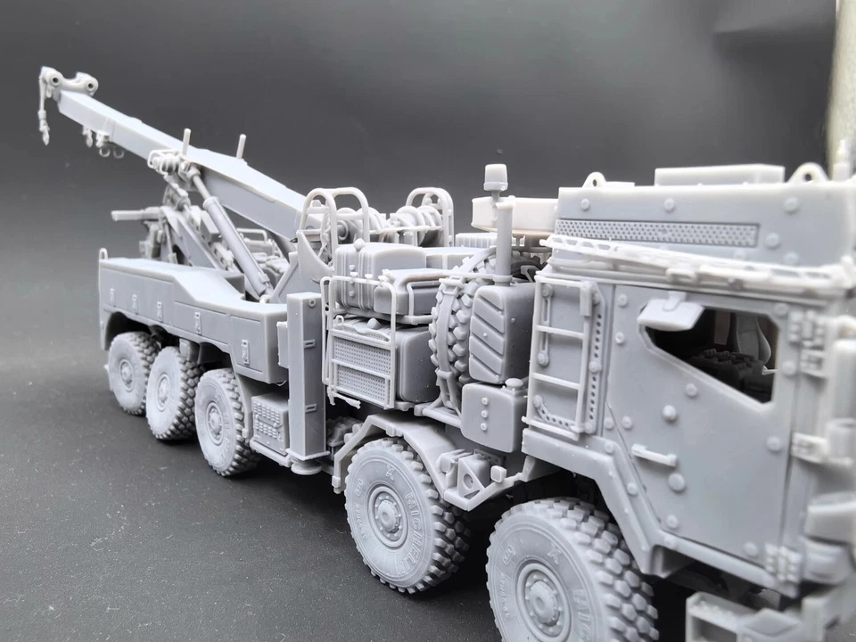 3D Printed 1/48 Germany Rheinmetall MAN HX45M10X10 Rescue Crane Model Kit - Image 4 of 4