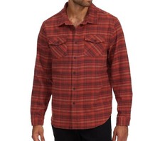 KATIN Men's VINCENT Flannel Shirt - Large - Sedona Red - NWT