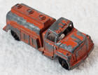 Vintage Tootsie Toy RED Tanker Fuel Truck Diecast Metal 1960's USA