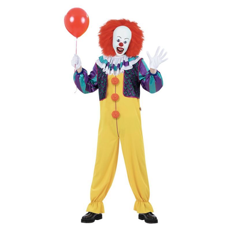 I.t Kostuum Penny-Wise Kostuum Halloween Cosplay Kostuum Heren Griezelig Halloween Kostuum Horror Clown Kostuum Volwassen