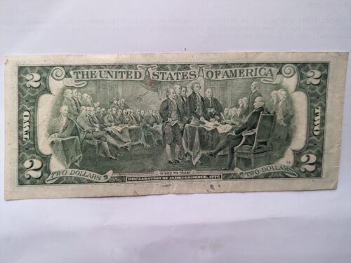 2003 SERIES A $2 DOLLAR Bill Stamp B2 B-New York "FW"Fort Worth Low NUMBER - Picture 2 of 6