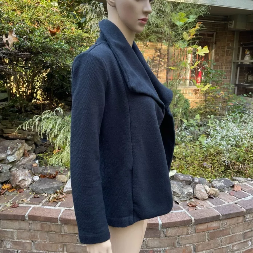 Banana Republic Women s Sweater Jacket Draped Open Front Comfy Knit Size XS