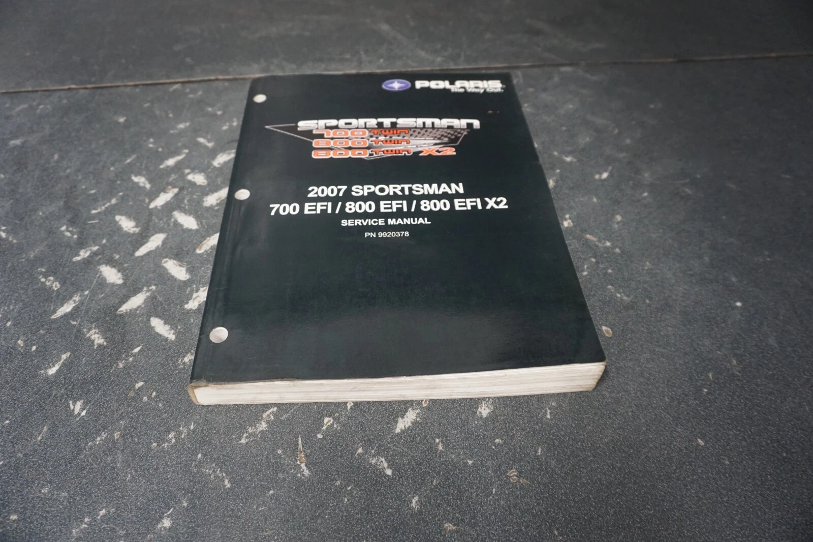 Polaris ATV 4-Wheeler OEM 2007 Sportsman 700 800 EFI X2 Service Manual 9920378