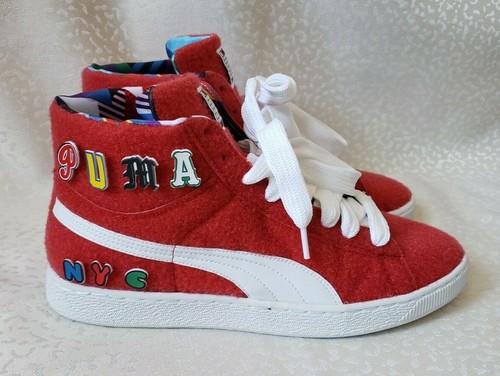 puma basket red