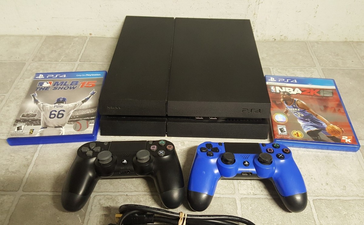 Sony CUH1215A PlayStation 4 Console 500GB w/2 Games + 2