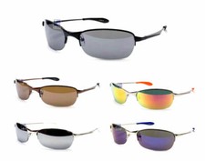 Sports Sunglasses Metal Frame Mirrored Outdoor Driving Fishing Eyewear UV 400
