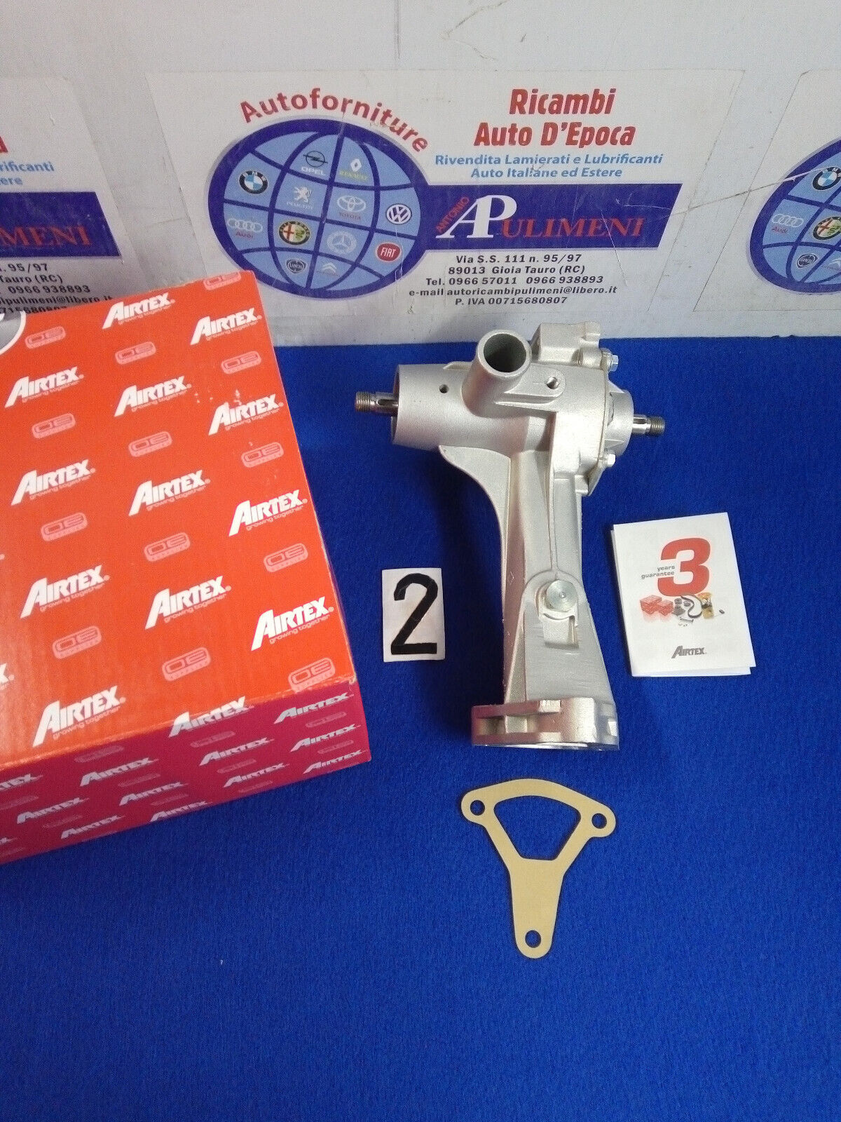 Pompa Dell'Acqua Airtex 1648 - Ricambio Per Mercedes-Benz Classe C, E, ML, CLK - Foto 4