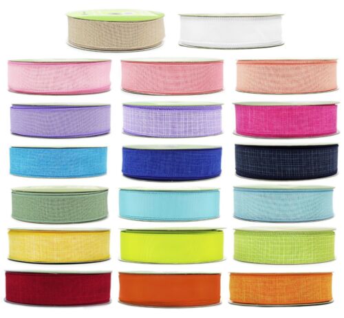 Member's Mark Premium Wired Edge Ribbon 1.5" x 50 Yards - Assorted Solid Colors - Picture 1 of 65