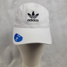 Adidas Originals Youth Hat Relaxed Fit White Golfing and Tennis New