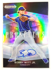 Bobby Witt Jr 2021 Panini Prizm Draft Picks Silver Auto Prospects Royals SSP