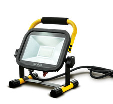 Luceco 110V Floor Standing Tilting Portable 18W LED Site Work Light