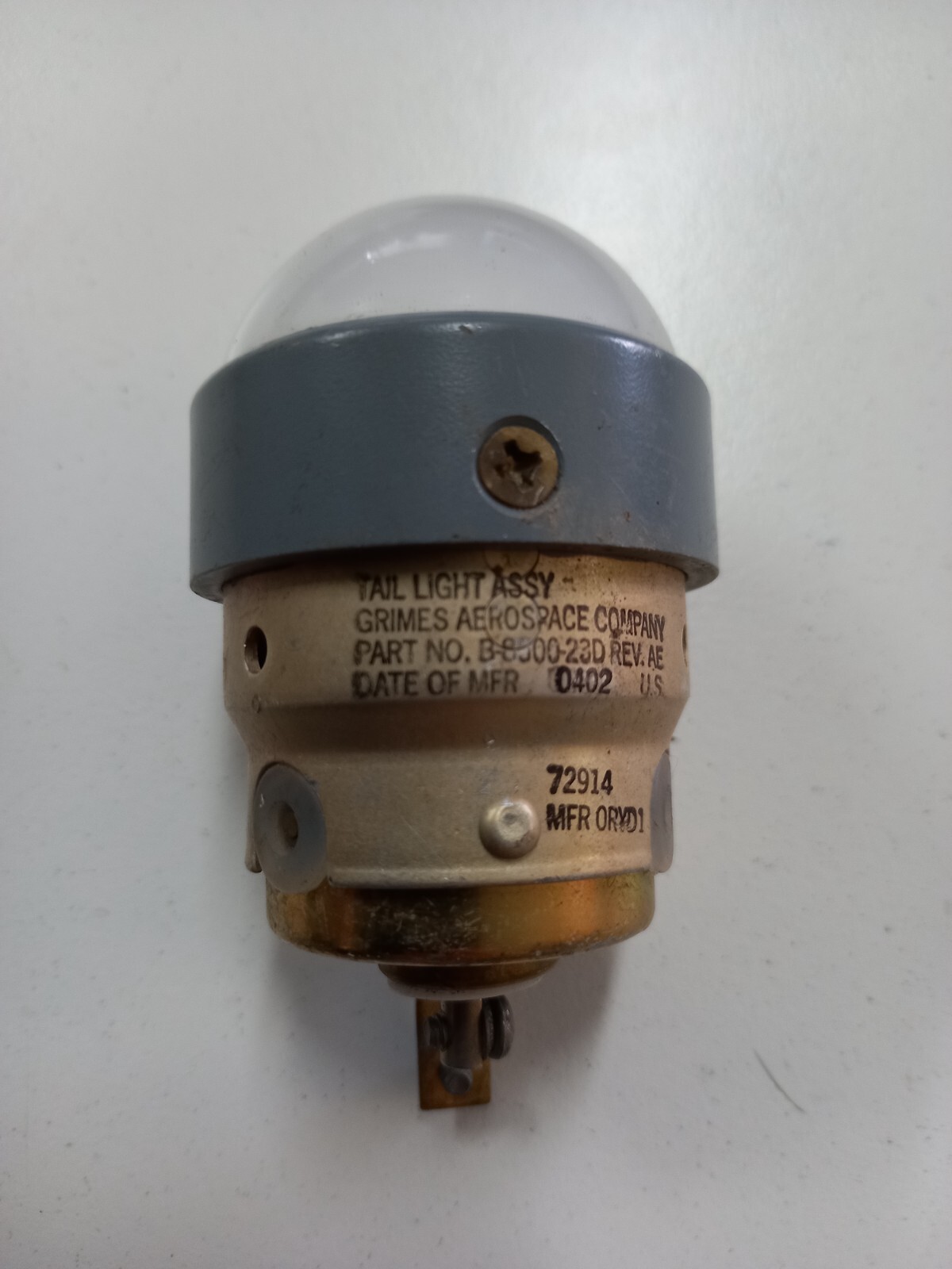 Tail light assy 72914 Grimes Aerospace Company eBay