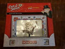 Etch A Sketch Limited Edition 60 Years Monopoly Shake Draw Erase