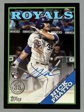 2023 Topps Update Nick Pratto 1988 Retro Black Border Auto 125/199 Rookie RC