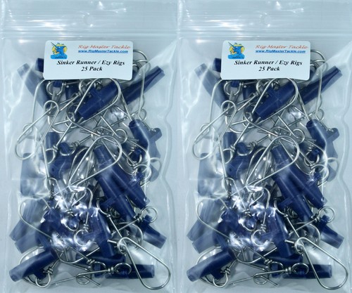 Easy Ezy Ezi Rigs Sinker Runners Slider Fishing Small, Large, Smart, No Clip - Picture 7 of 14
