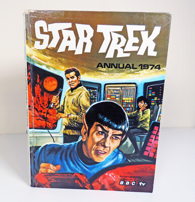 1973 ''STAR TREK ANNUAL 1974'' ILLUSTRIERT TOP ZUSTAND GEBUNDENES BUCH