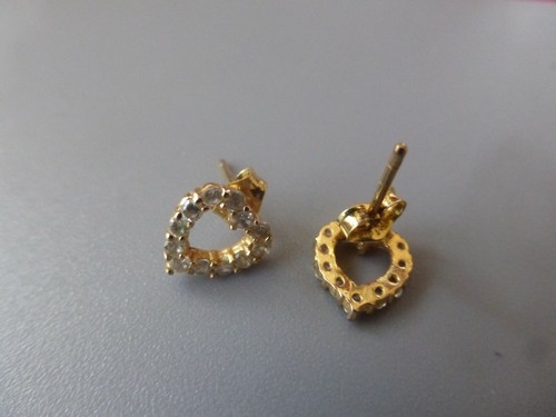 Bracelet Coeurs Plaqué Or Jaune 18cm - Neuf Sans Emballage, Poinçon Orfèvre