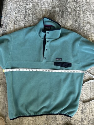 Vintage 90's Patagonia Synchilla Snap T Fleece Mens Sz L Made USA