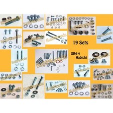 Normteile pas. f&uuml;r Simson SR4-4 Habicht > 250 Schrauben Muttern 19 Schraubenset