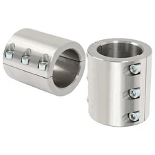 2PCS Universal 1.75'' 1 3/4‘’ Steel Bolt On Tube Clamps Weld Roll Cage Mount