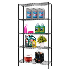 Wire Shelving Unit Commercial Metal Shelf Adjustable Rack, 14Dx36Wx72H, 5-Shelf