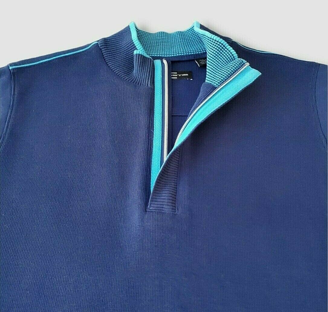 Ariat Tek Femme M - Pull Zippé 1/4 Bleu - Tenue Western équitation