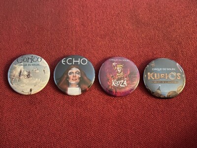 Cirque du Soleil custom pack 4 x 1.75'' fridge magnets