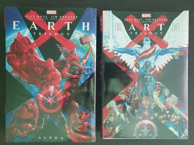 Alex Ross: EARTH X TRILOGY OMNIBUS ALPHA & OMEGA. Marvel Comics HC