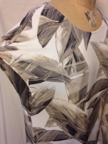 Alfani Women Botanical Assymetrical Layered Top 2X Neutral 7254BS0644 NWT $65.50 - Picture 4 of 5