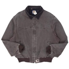 Vintage Carhartt J14 CHT Quilted Lined Workwear Jacket Size 2XL