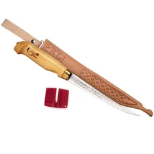Rapala Fish n Fillet Knife 7.5 Inch Swedish Stainless Steel Blade Leather Sheath