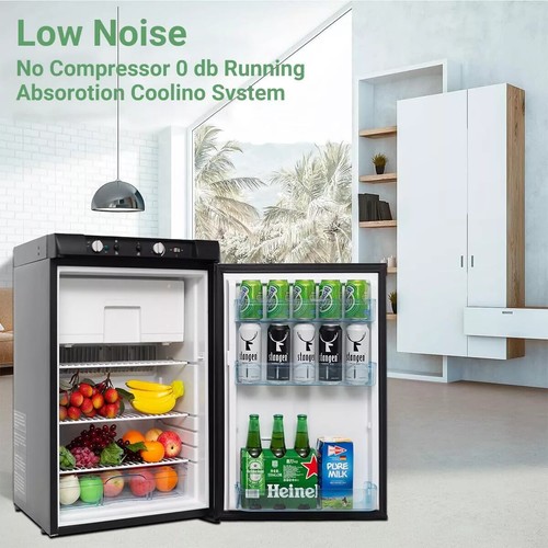 Camping Kühlschrank Gas 12V 230V Absorber Kühlschrank Kleiner Leiser  LPG - Bild 3 von 7