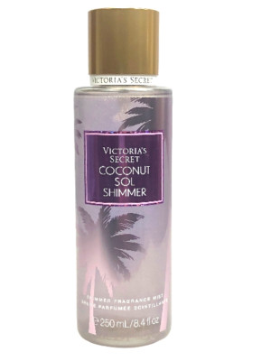 VICTORIA S SECRET COCONUT SOL SHIMMER FRAGRANCE BODY MIST SPRAY SPLASH 8.4 oz